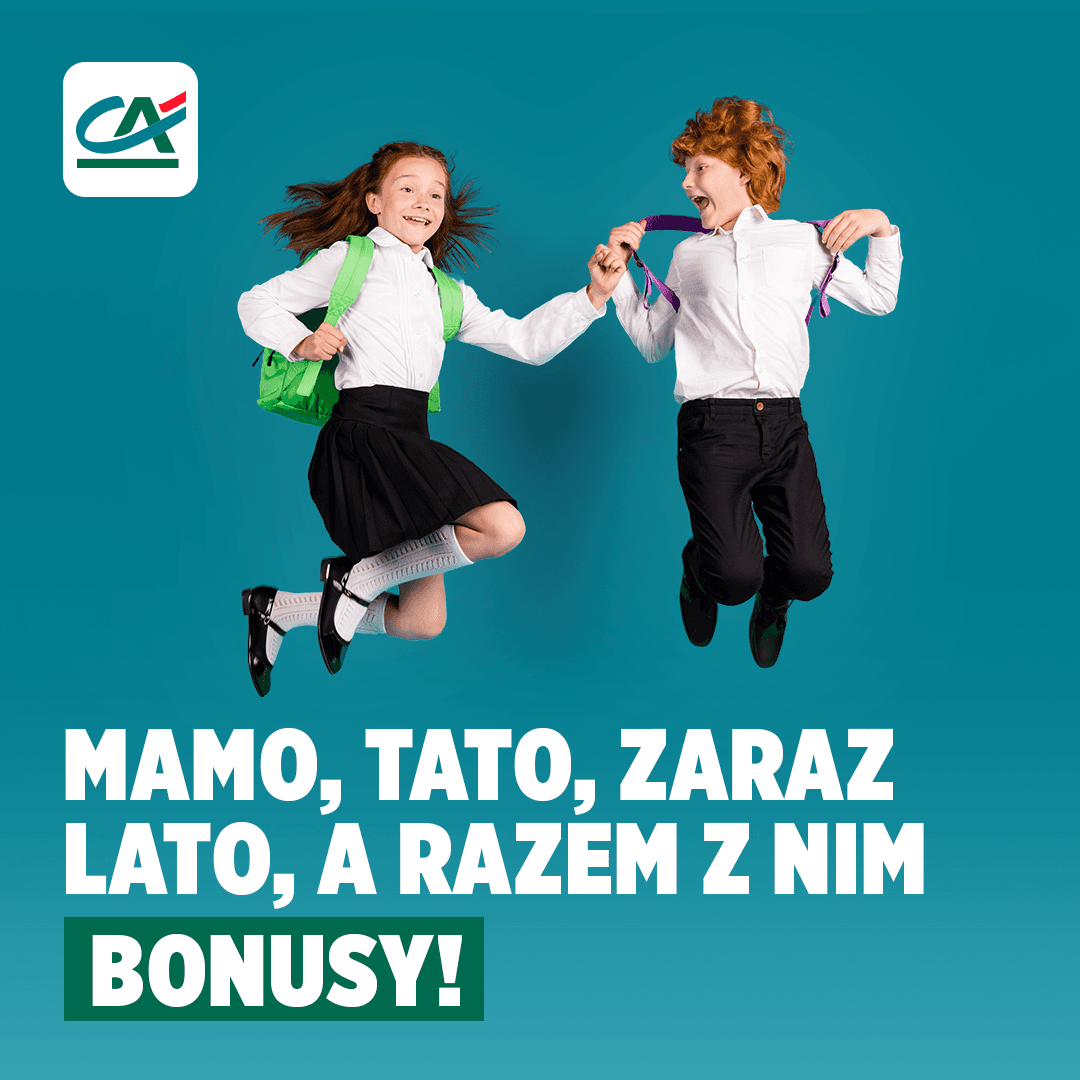 Credit Agricole family banking ad creative from the Adatomy media database